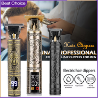 Vintage T9 Professional Hair Clipper Electric Beard Trimmer & Body Hair Trimmer for Men Professional Barber Haircut Tool