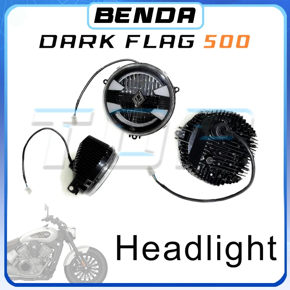 Headlights daytime running lights LED lights headlights BENDA DARK FLAG 500 headlights 500DARK FLAG