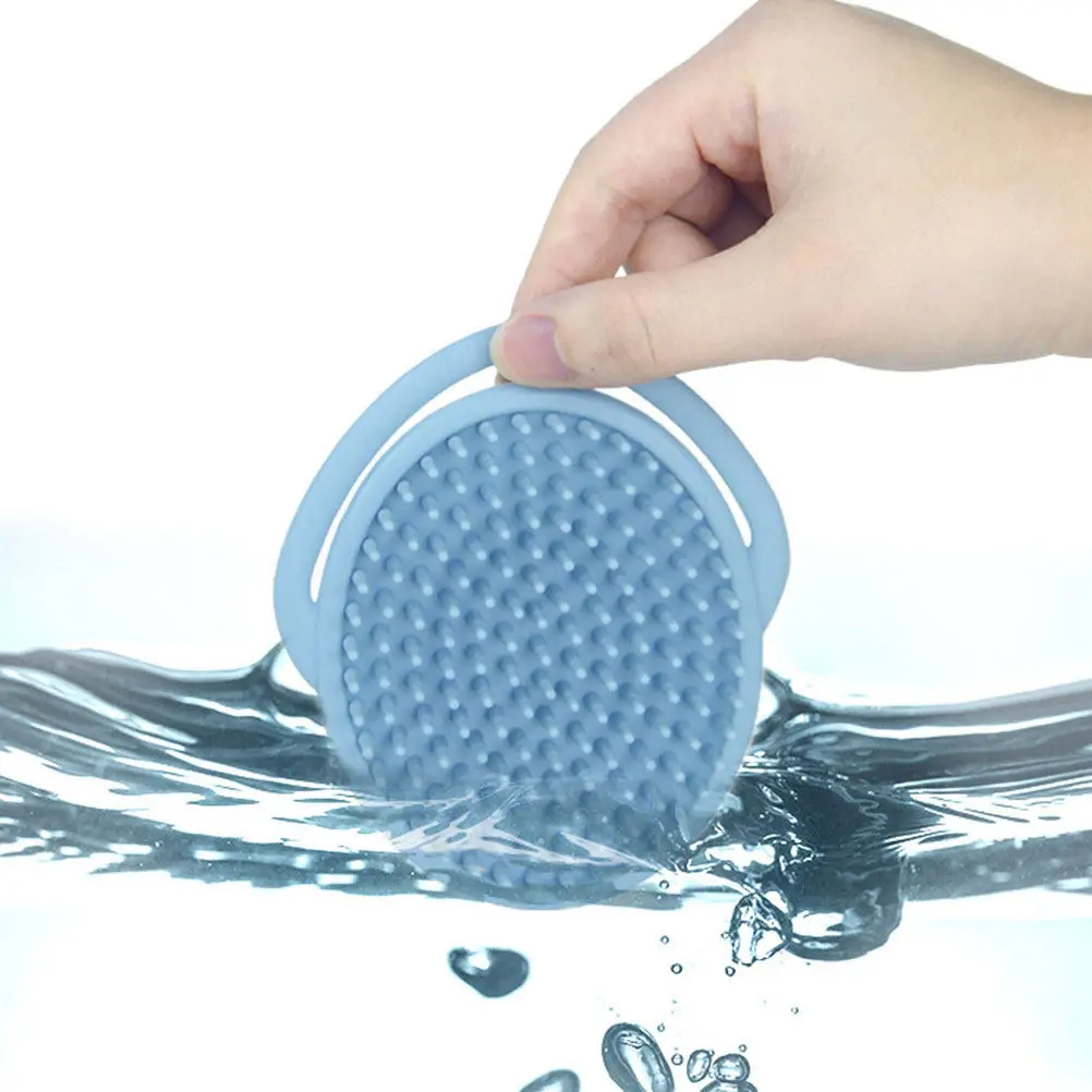 

Hair Scalp Massager Shampoo Brush Infant Silicone Baby Bath Tool Soft Gentle Shower Brush for Kids Hair Washing Care