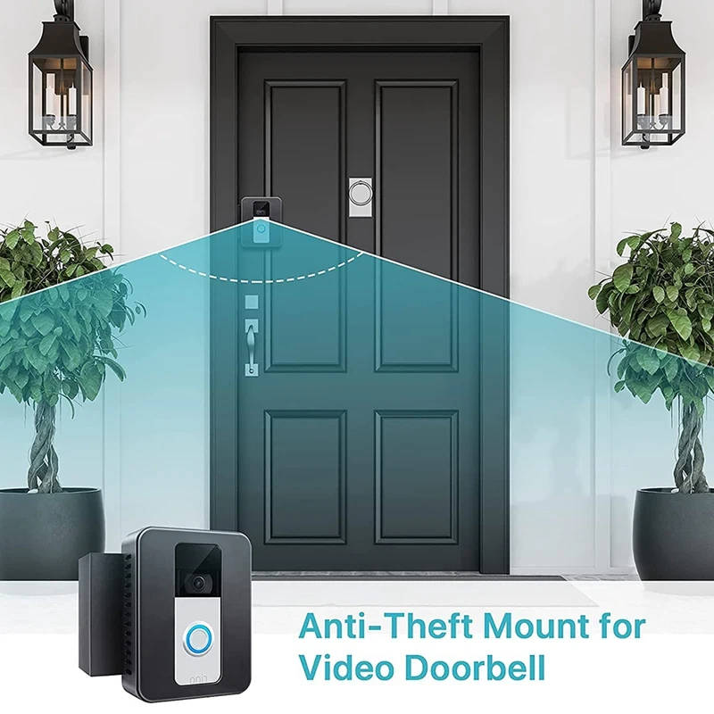 Chống Trộm Video Chuông Cửa Cửa Núi, Không-Máy Khoan Núi Phù Hợp Với Hầu Hết Video Chuông Cửa vòng Chuông Cửa Giá Đỡ Cho Căn Hộ Chung Cư Cửa