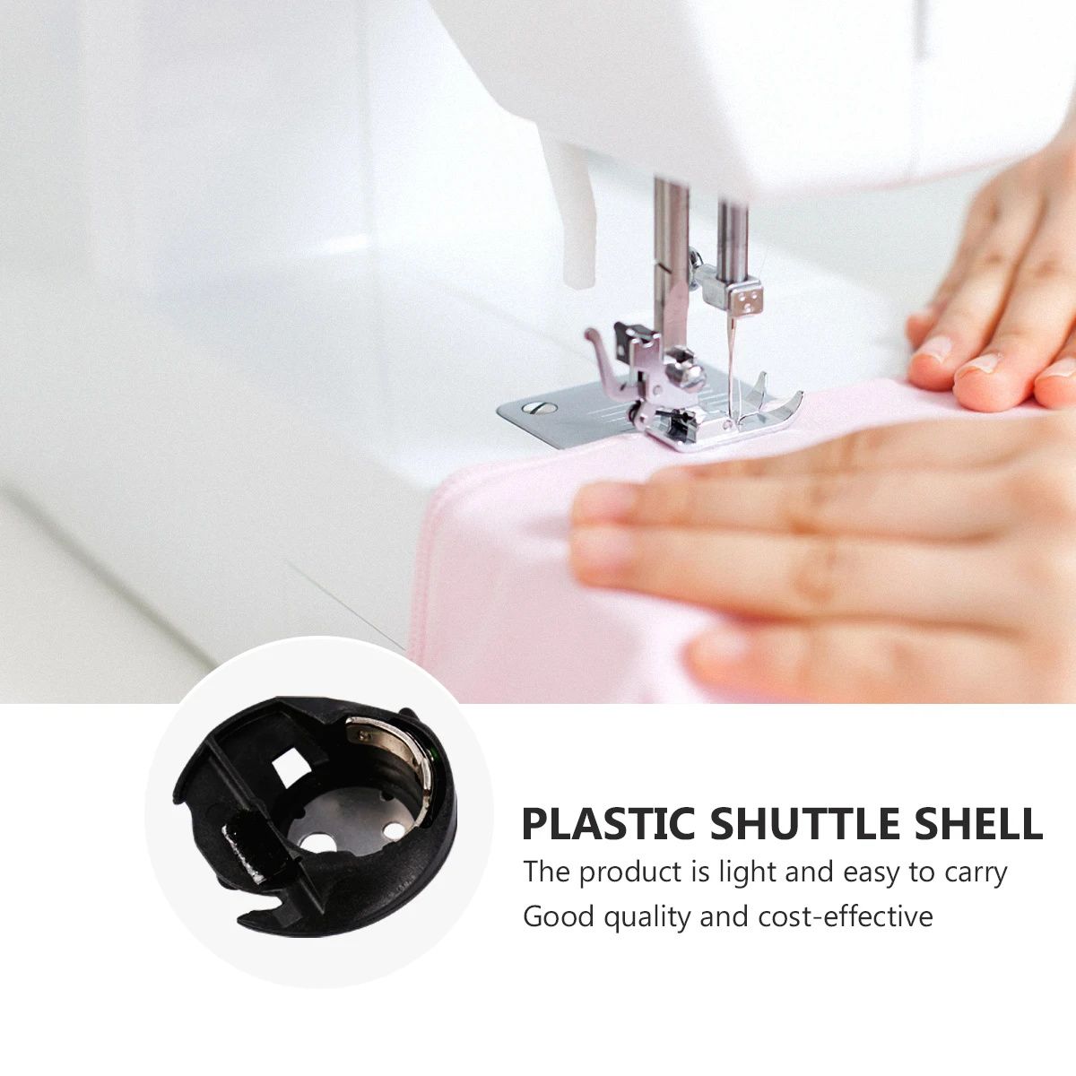 

Plastic Shuttle Shell Sewing Machine Bobbin Case Durable Reusable Lightweight Thread Accessories Part H Kits