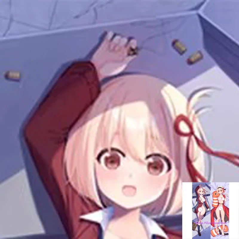 

Dakimakura Anime Pillow Cover Chisato Double Sided Print Life-size Halloween Christmas Decoration