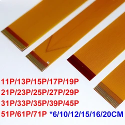 1pc 0.3mm pitch 11P 13P 15P 17P 19P 21P 23P 25P 27P 29P 31P 33P 35P 60/100/120/150/200mm FFC FPC LVDS MIPI LCD Extension Cable