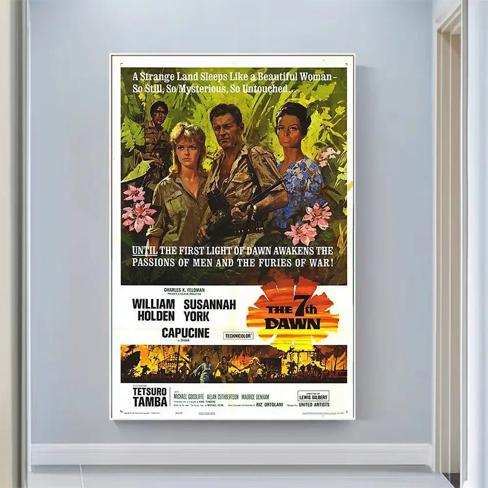 V2819 De 7e Dawn Vintage Klassieke Film Muur Zijden Doek HD Poster Art Home Decoratie Cadeau
