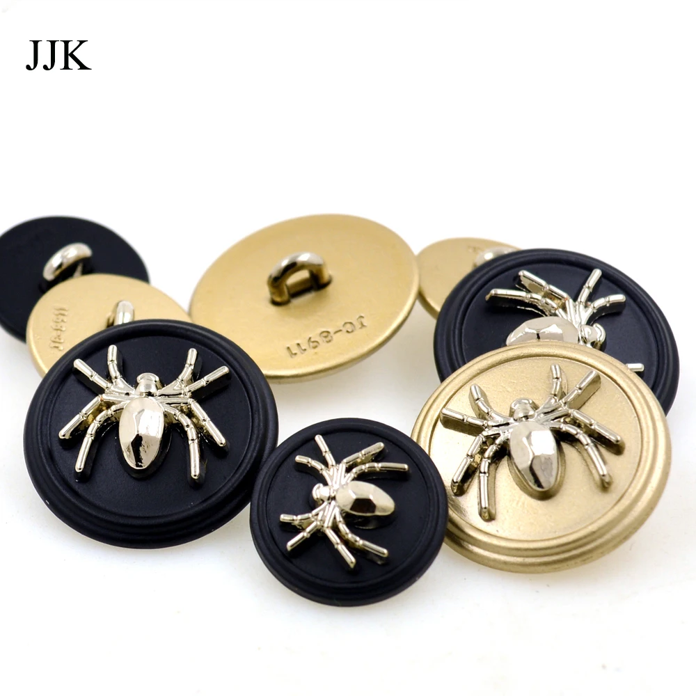 High quality  combined spider metal buttons fashion decorative button for shirt coat sewing accessories scrapbooking DIY