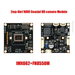 DIY UTC Function Starlight 2mp AHD TVI CVI CVBS 4 in 1 IMX662+FH8550 WDR Camera Module Support OSD Cable Control