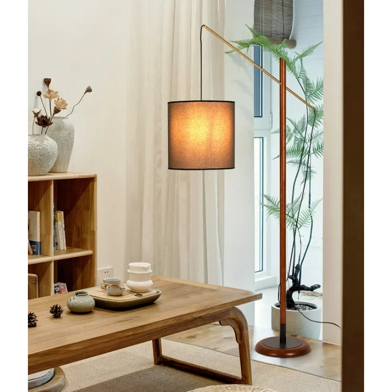 Imagem -06 - Criativo Retro Pesca Led Floor Lamp para Sala de Estar Sofá Side Reading Light Luzes em pé Bedroom Bedside Lamp E27