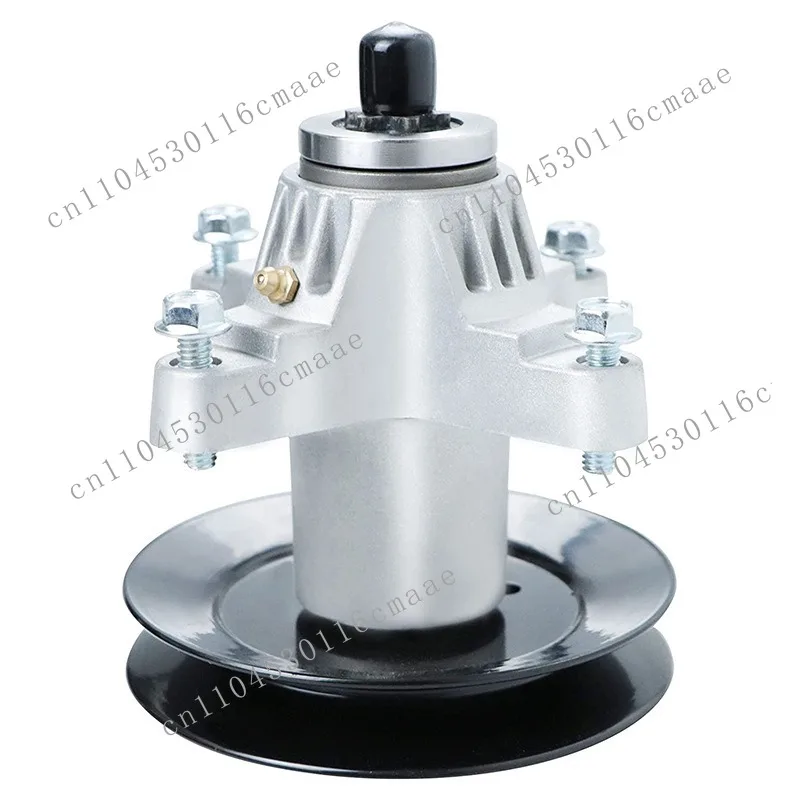 The lawn mower spindle is compatible with 918-04126 and 618-04126
