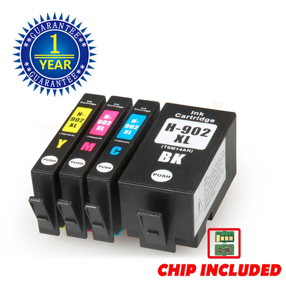 902XL 902 XL BCMY Ink Cartridges for HP Officejet Pro 6975 6968 6970 6960 6978