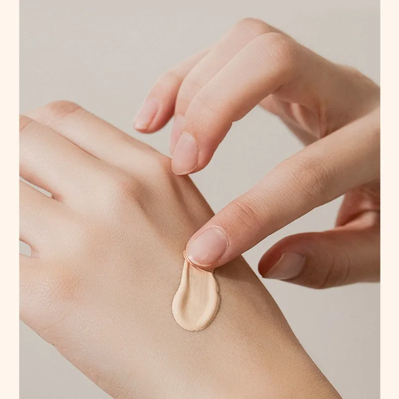 Fondotinta leggero a 2 colori, idratante a lunga durata, idratante, impermeabile, resistente al sudore, BB Cream per un trucco viso impeccabile