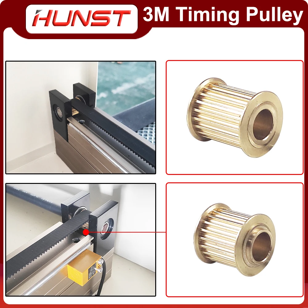 Imagem -06 - Hunst-polia de Cronometragem de Cobre Htd 3m Engrenagem Síncrona 20 Dentes 38 Dentes Diâmetro 10 mm para Faça Você Mesmo Co2 Máquina de Corte a Laser