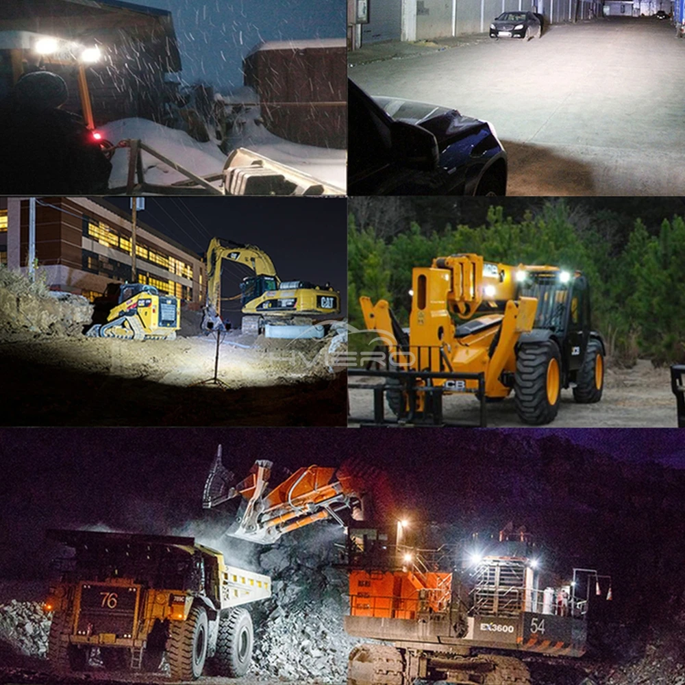 Car 9Led Work Spot Light Mini LED 12V 24V 27W Ultra Bright 4X4 ATV Offroad Trucks Tractor Fog Lamp Headlights Auto Accessories