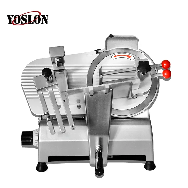 

YOSLON YSN-B250B-2 Kitchen Restaurant Adjustable slice thickness semi-Automatic Meat Slicer