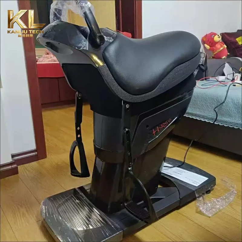Electric Horse Riding Machine, Home Fitness Equipment for Body Toning & Aerobic Exercise, 3D 8-Shaped Motion Riding Trainer