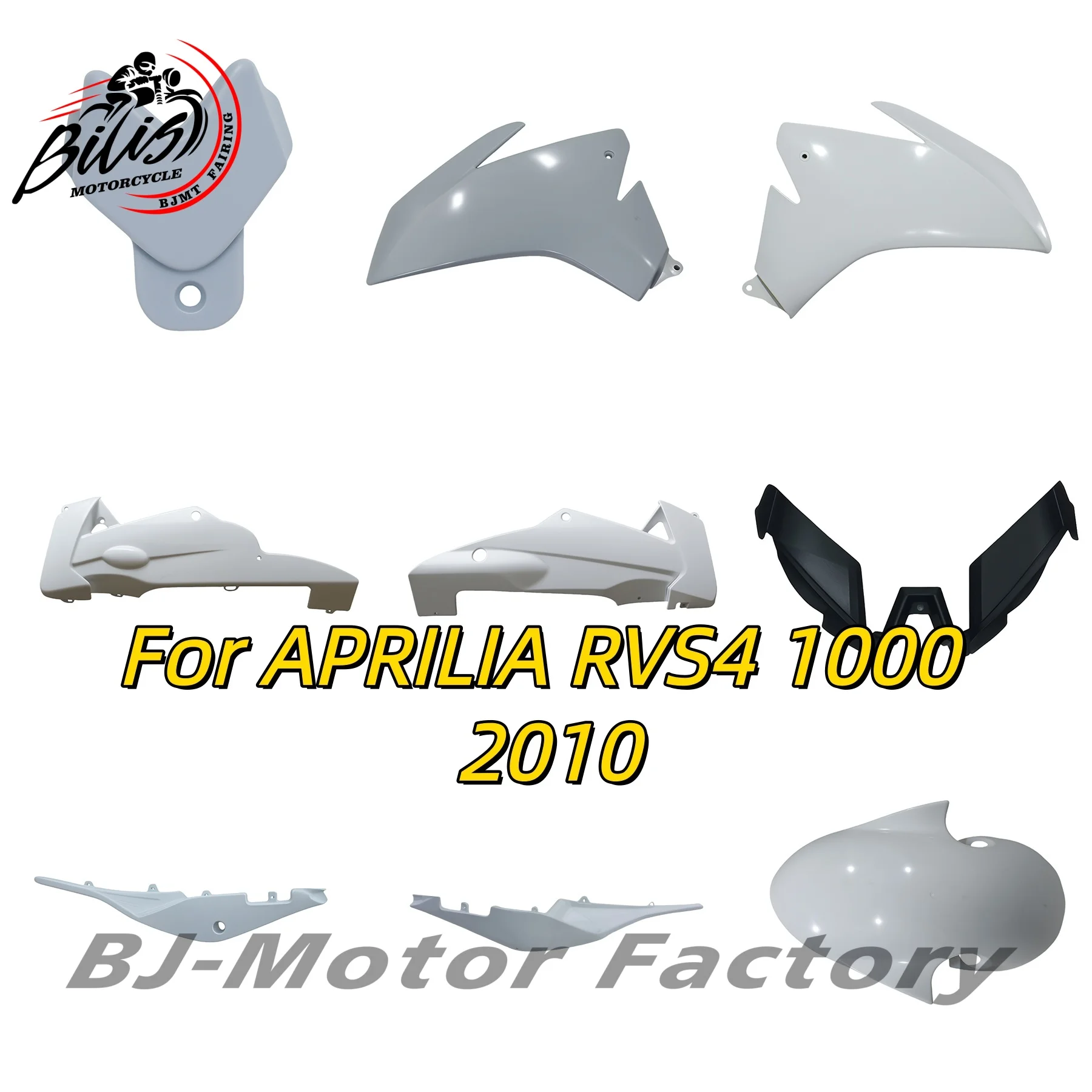 

Cowling Plastic parts NEW ABS For Aprilia RSV4 1000 2010 ABS Unpainted Fairing Components Bodywork Injection Molding