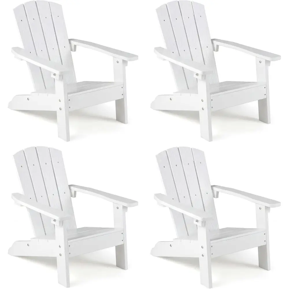 

Weather-Resistant HIPS Kids Patio Chair with High Backrest and Armrests, Suitable for Ages 3-8, Ideal for Outdoor and Indoor Use