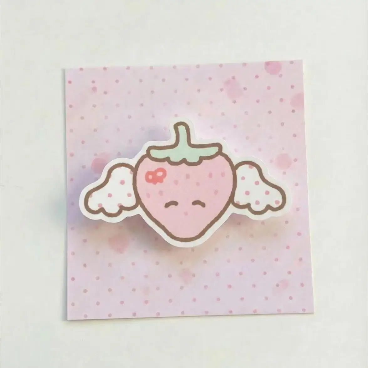 INS Strawberry Cake Hair Clip Set for Women Cute Cartoon Acrylic Barrettes with Pink and White Design Hairclips Jewelry view 4