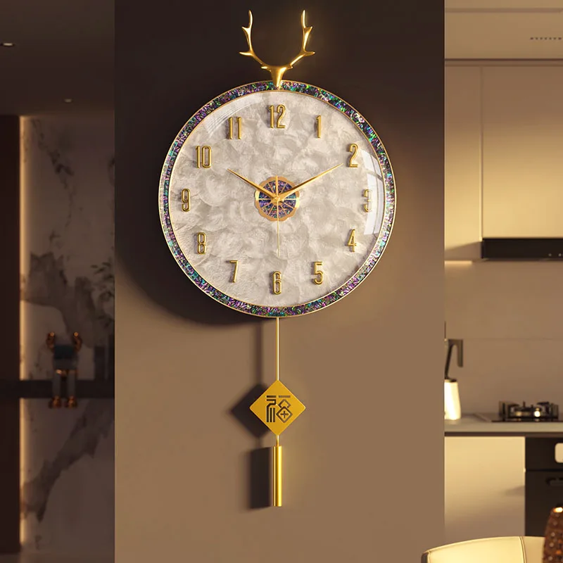 Fashion Creative Wall Clocks Digital Luxury Aesthetic Silent Nordic Design Wall Watch Round Modern Reloj Pared Home Decoration