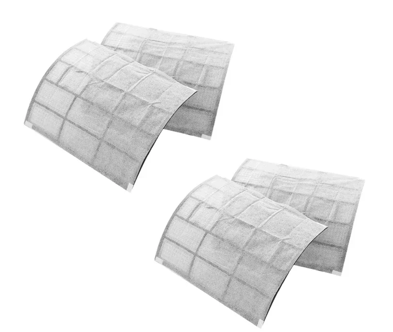 2/10/20/50/100pcs Air Conditioning Filters Wind Outlet Cover Self-Adhesion Cuttable Air Conditioner Purifying Cotton Net 40X35cm