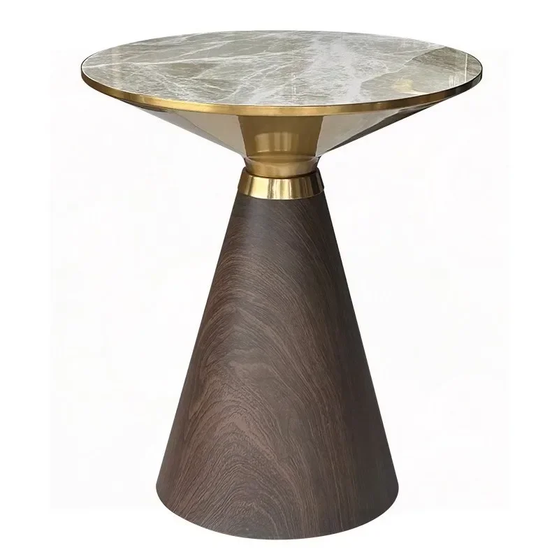 Light Luxury Round Coffee Table Modern Simple Exquisite Household Corner Table Living Room Sofa Side