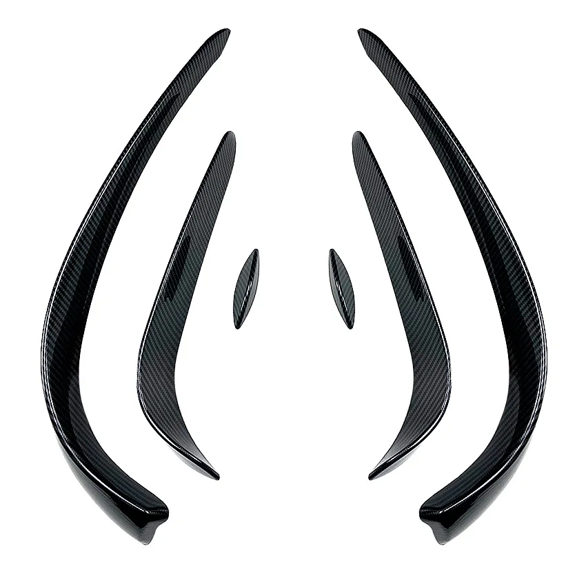 2015-2018 Front Bumper Spoiler Fog Lamp Cover Air Knife Splitter Body Kit For Mercedes-Benz C-Class W205 C180 C200 C260 C43 AMG - view 6