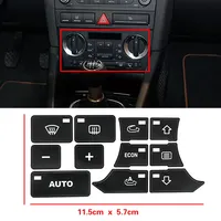 For Audi A3 8P 2003 2004 2008 Car Air Conditioner Climate AC Switch Button Repair Kit Decal Sticker Fix Faded Ugly Anti Scratch