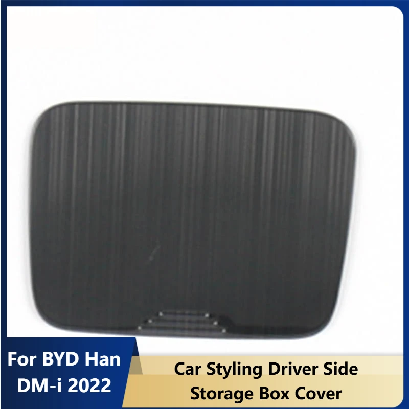 For BYD Han DM-i 2022 Car Driver Storage Box Bright Patch Center Console Storage Panel Trim Accessories Car Styling Modification