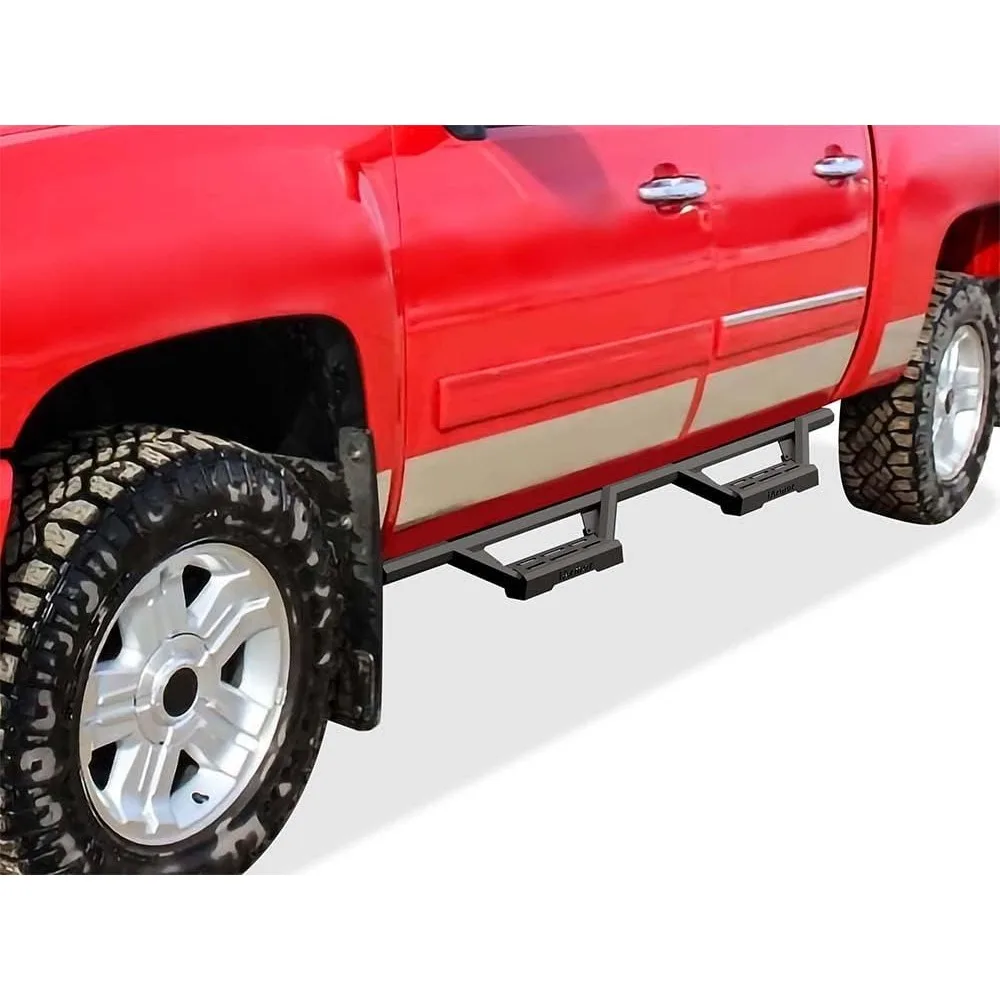 Pedane con gradini compatibili con Chevy Silverado GMC Sierra 2001-2006 Crew Cab e 07 Classic |   Lato in acciaio inossidabile 304