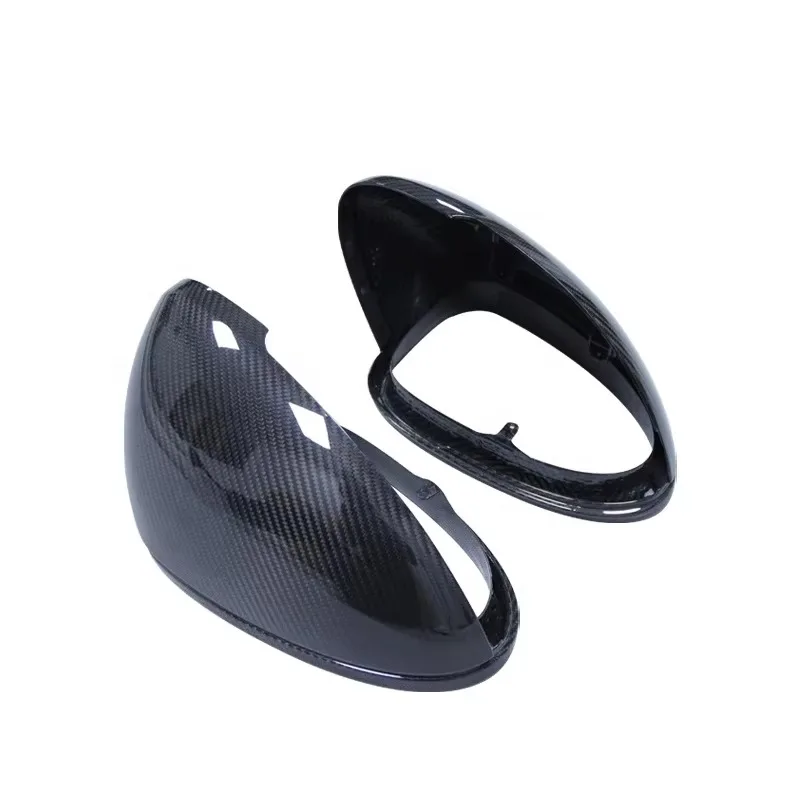 

LHD Rearview Mirror Cover for Porsches Cayenne 957 2015 2016 2017 Carbon Fiber Side Mirror Shells Replacement Type