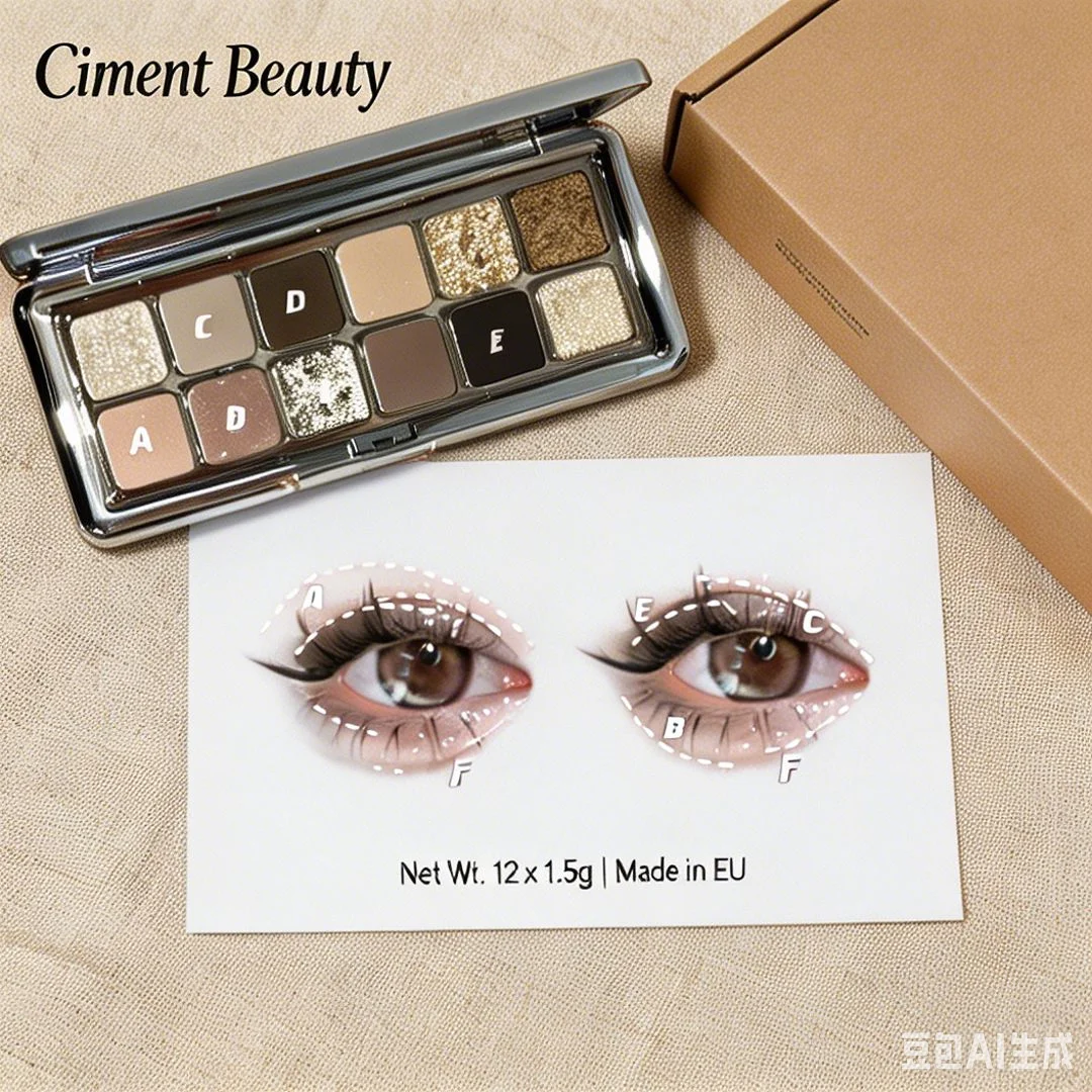 12 Colors Matte Nude Brown Eyeshadow Palette Portable Travel Size for Daily Makeup Student Gift Che Fall Winter Graduation