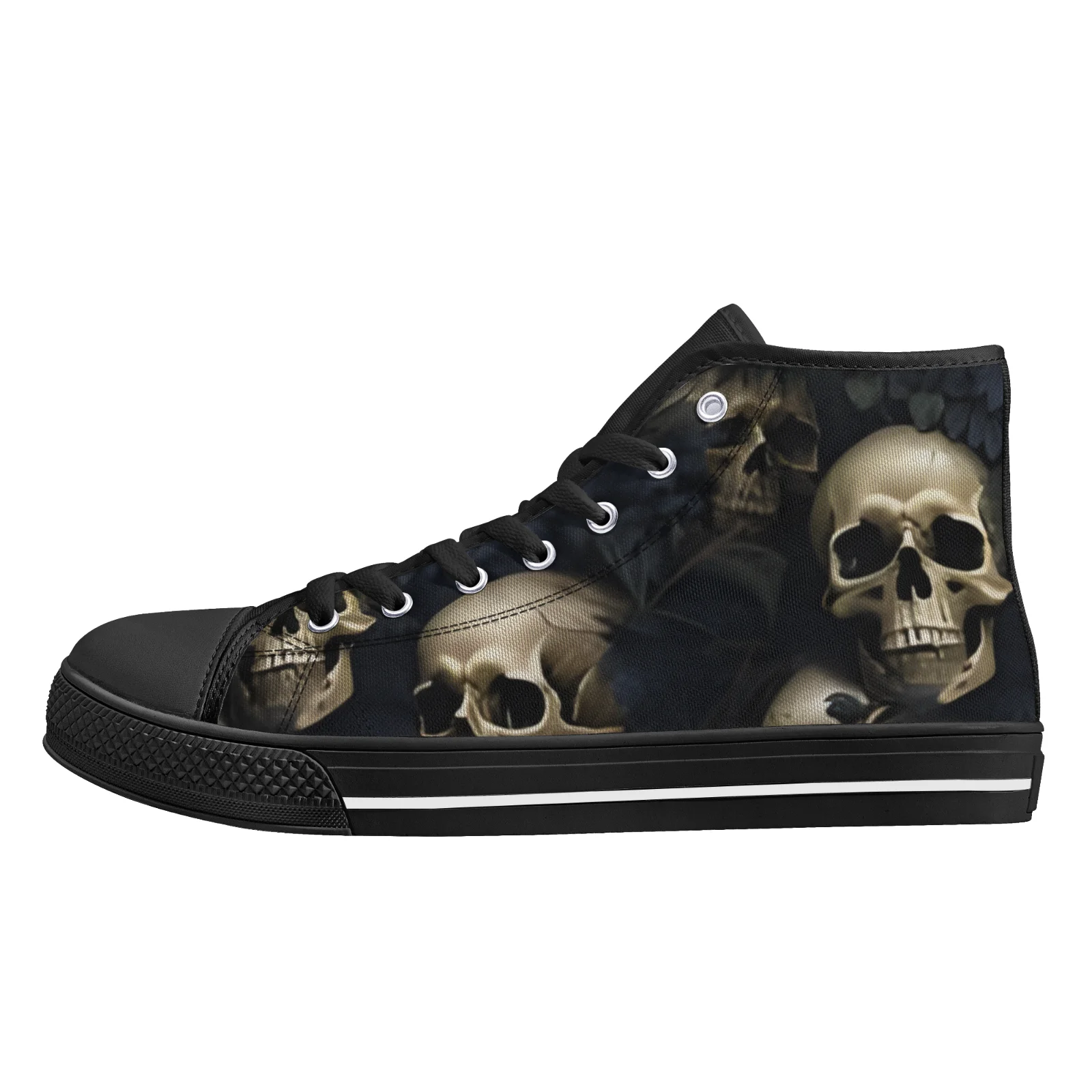 

Custom Shoes Vulcanized Shoes Classic High Top Canvas Shoes Sunflowers Prints Female Flats Sneakers Footwears