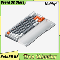NuPhy Halo65 HE Magnetic Switch Keyboard Low latency Esports Wired Gaming Keyboard Custom Aluminum Alloy Pc Gamer Accessories
