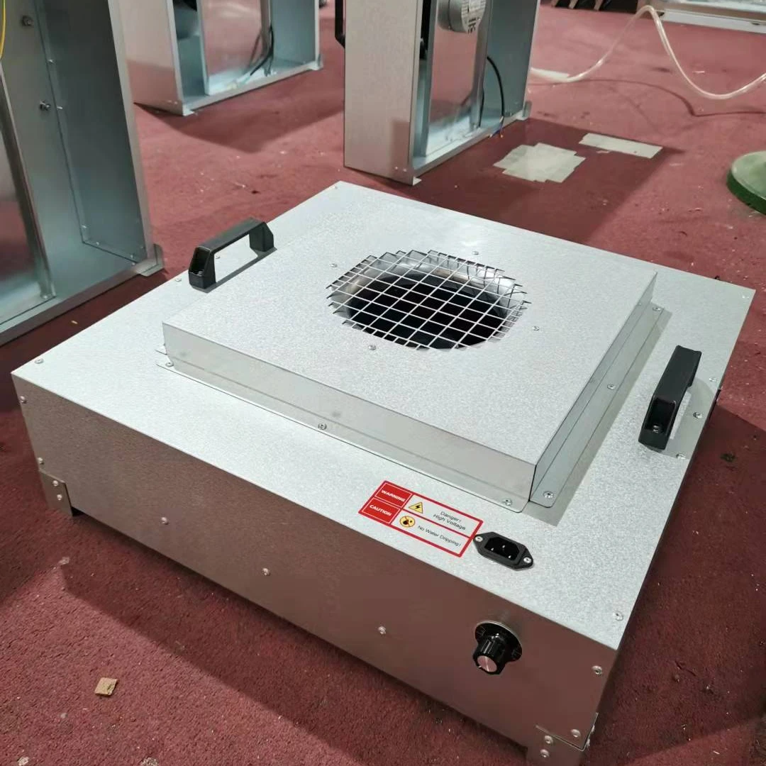 

Fan Powered Ceiling Mounted Hepa Filter Units Flow Hood for Mushroom Cultivation