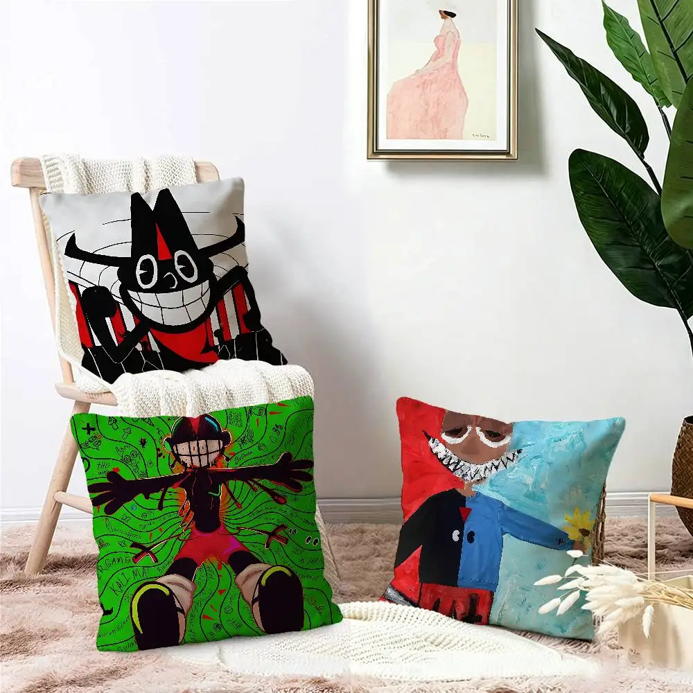 Rapper L-Lil Darkie Pillow Cushion Cover Pillowcase Living Room Sofa Home Decor Customized