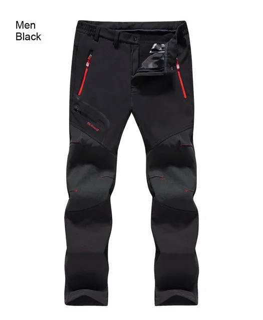 Pants Hiking Camping For Men Size L- 6XL Warm Winter High Quality Walking Male Waterproof Skiing Trekking Trousers