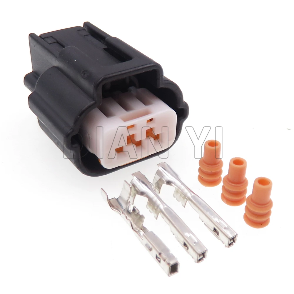 1 Set 3 Way Starter Car Plastic Housing Sealed Connector For Mitsubishi PK605-03027 Auto Waterproof Plug With Cables