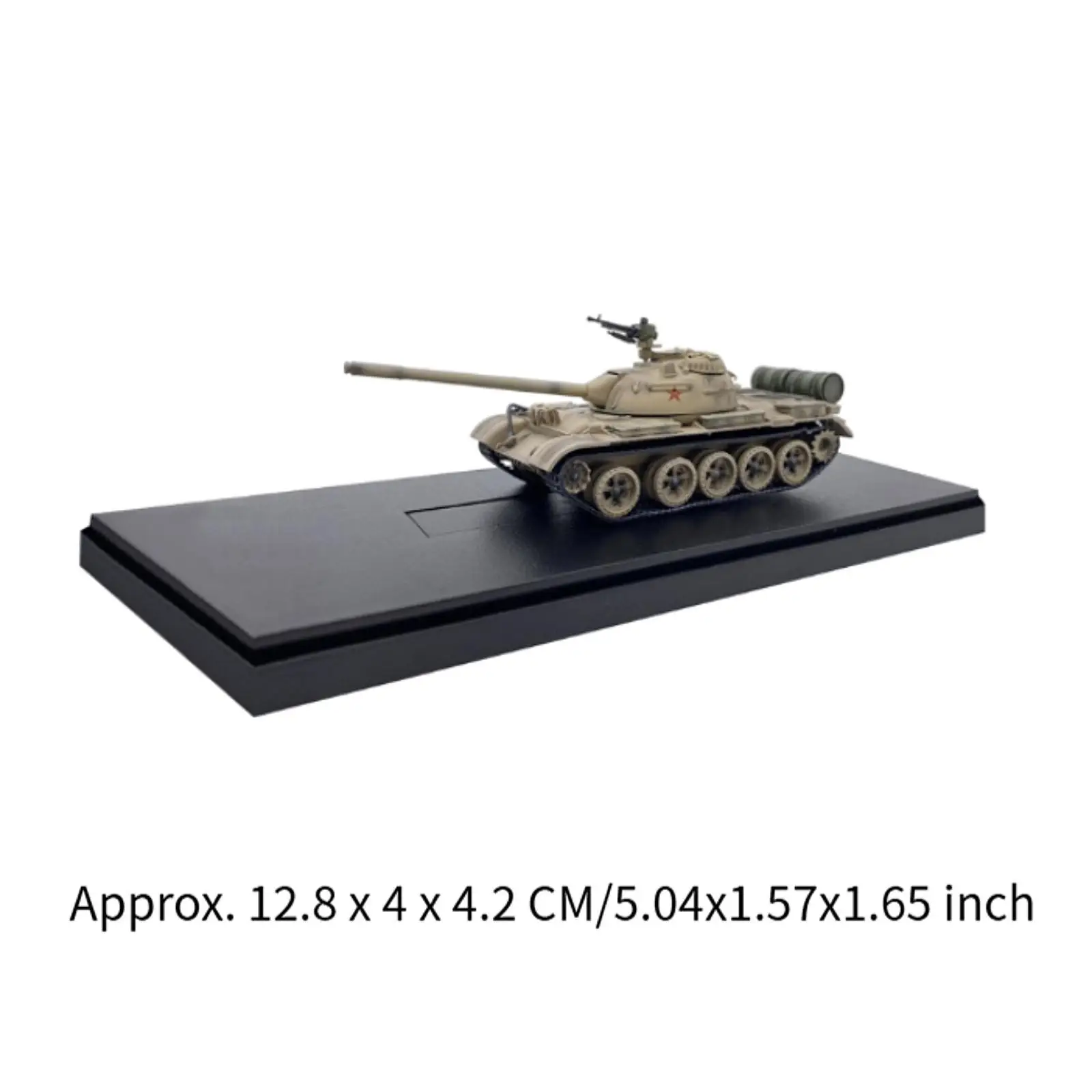 1/72 Heavy Tank Model, Collectibles Adults Gifts, Simulation Ornament Desktop Decor Mini Vehicle for Bookshelf TV Cabinet