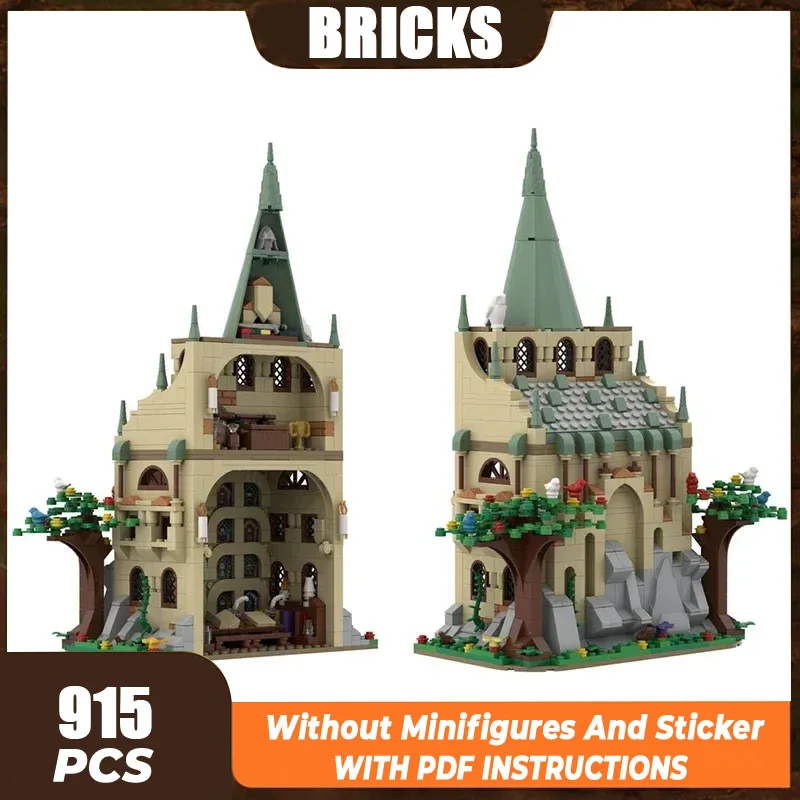 Magical Movies Model Moc Building Bricks Medieval Card Castle Technology Modular Blocks Gifts Christmas Toys DIY Sets Assembly