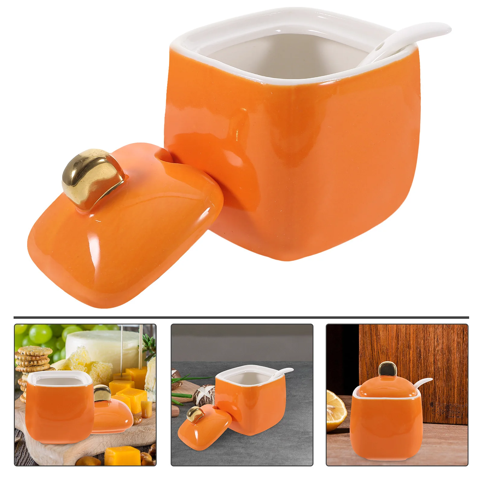 

Kitchen Supply Spice Canister Condiment Container Seasoning Holder Home Kitchenware Jar