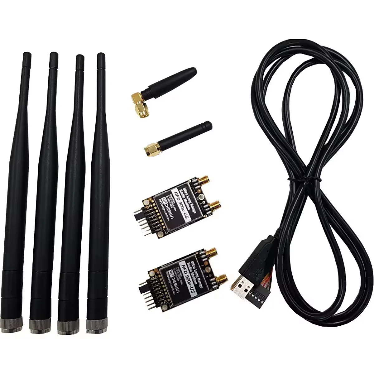 RFD900X US Bundle 915MHz Data Transmission Device With Antenna Drones Accessories Spare Parts