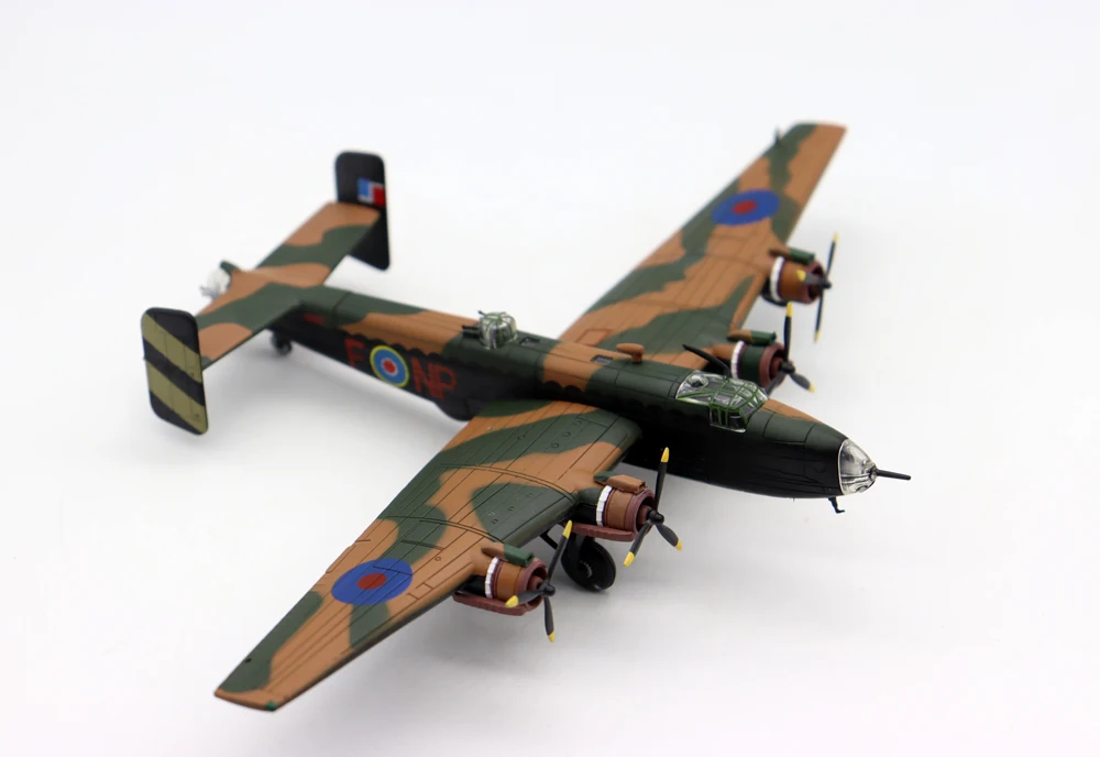 New 1/144 Handley Page Halifax B.MK III 1944 diecast alloy simulation model aircraft for collection gift