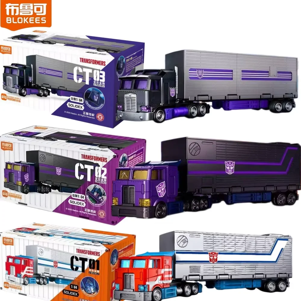 BLOKEES Transformers SG Optimus Prime Motormaster CT01/CT02/CT03 1:64 Action Figure Car Collection Model Toys Gift