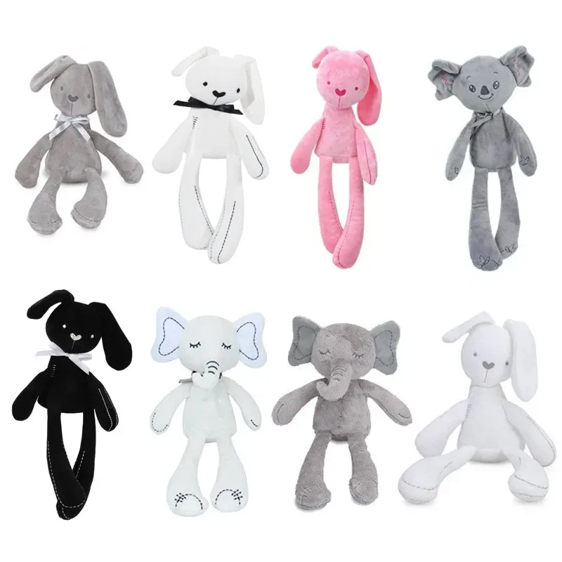 42CM Cute Rabbit Doll Baby Soft Plush Toys For Children Appease Sleeping Crib Stuffed Animal Baby Toys For Infants Birthday Gift