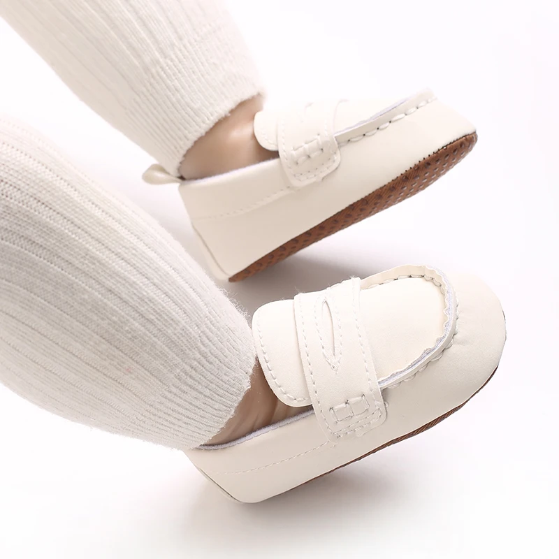 Einfarbige, lässige Baby-Wanderschuhe mit weicher Sohle, geeignet für Säuglinge und Kleinkinder im Alter von 0–1 Jahren, Bohnenschuhe und Vorfußschuhe – Detail 25