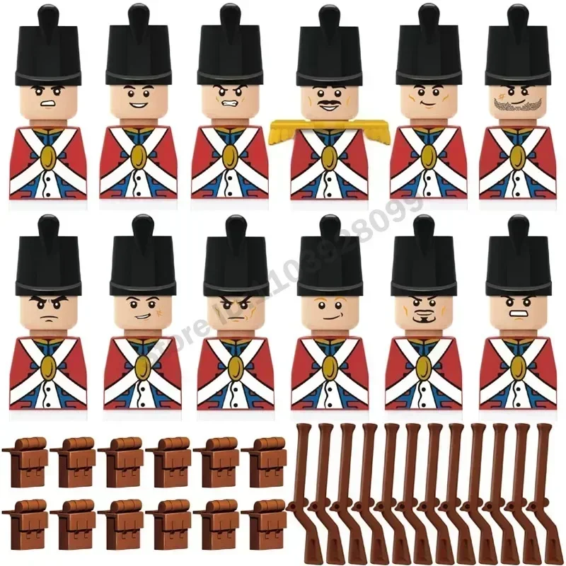 Crusader Knights Roman Warriors Middle Ages Medieval Europe Military Building Blocks Figures Castle Kingdom King Legion Set