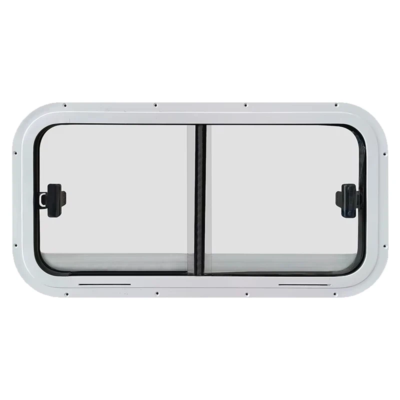 

STLF Genuine Marine Waterproof Aluminum Frame Sliding Windows Watertight Hatch Tempered Glass Boat Windows