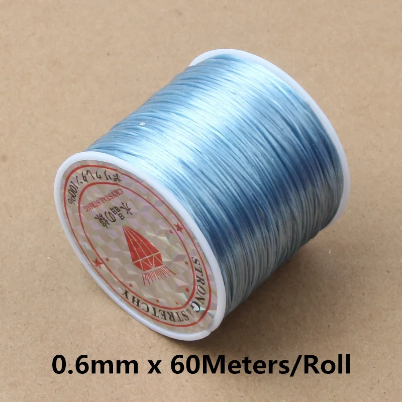 60M Strong Elastic Beading Cord for Jewellery Making