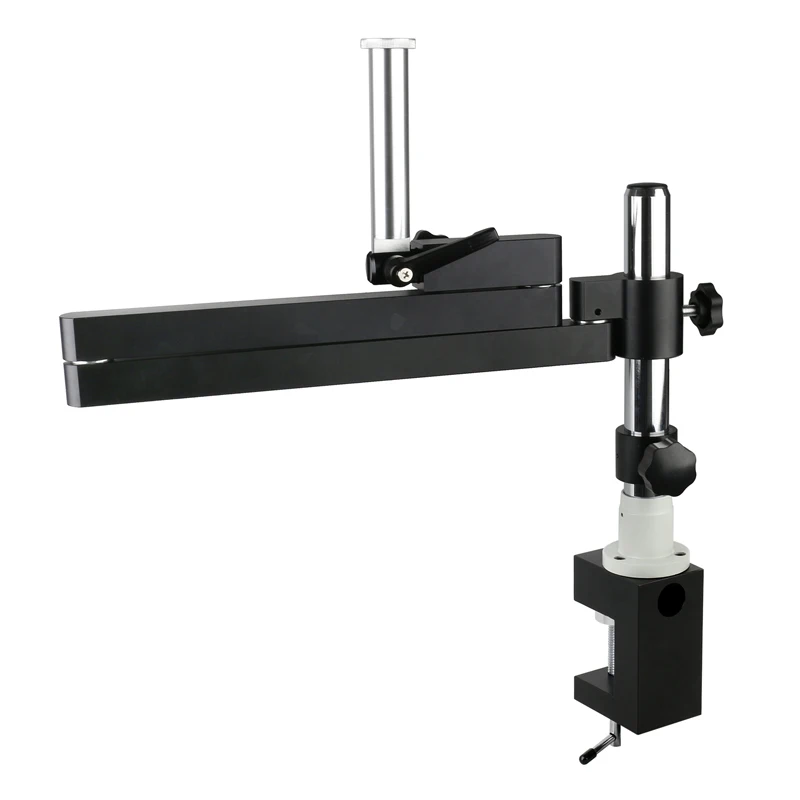 Imagem -03 - tipo de Extensão Ajustável Direção Articulando Braçadeira Suporte Braço 50 mm 76 mm Focagem Estéreo Trinocular Microscopio Suporte