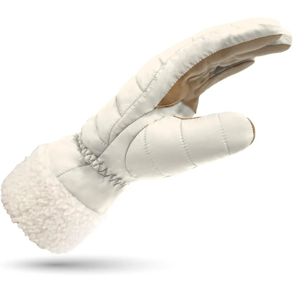 قفازات نسائية معزولة مقاومة للماء للحماية من جميع الأحوال الجوية