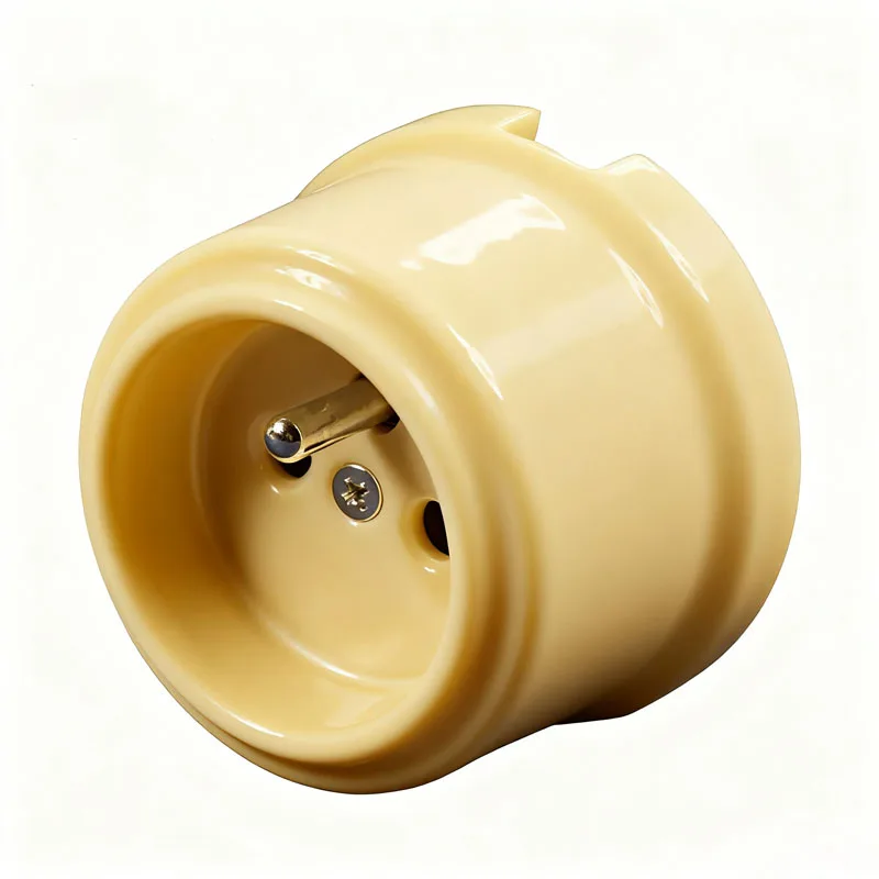 

Настенная розетка FR EU для поверхностного монтажа, керамическая ручка-переключатель для обустройства дома, индивидуальная мода 16A250V